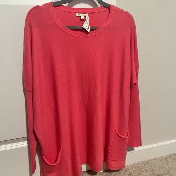 💖 NWT Bubblegum Pink Sweater with Pockets! - Picture 2 of 6